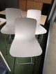 3 Stk. VITRA Barhocker, weiß 3 Stk. VITRA Barhocker, weiß