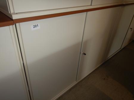 BENE Aktenschrank mit Schiebetüre 160x110 cm 3 Ordnerhöhen BENE Aktenschrank mit Schiebetüre 160x110 cm 3 Ordnerhöhen