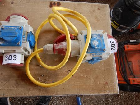 Stromverteiler, 2x380V, 2x230V Stromverteiler, 2x380V, 2x230V