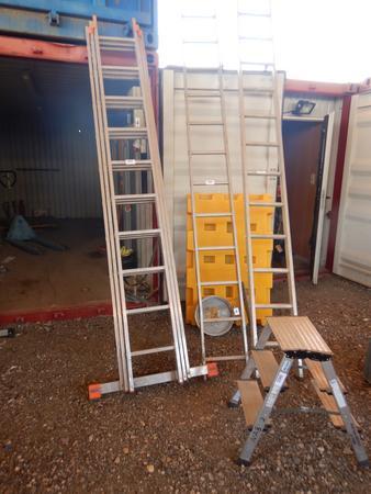 Krause Aluauszugsleiter, 3x10stufig Krause Aluauszugsleiter, 3x10stufig