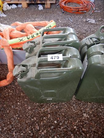 2 Kanister, Blech, je 20L 2 Kanister, Blech, je 20L