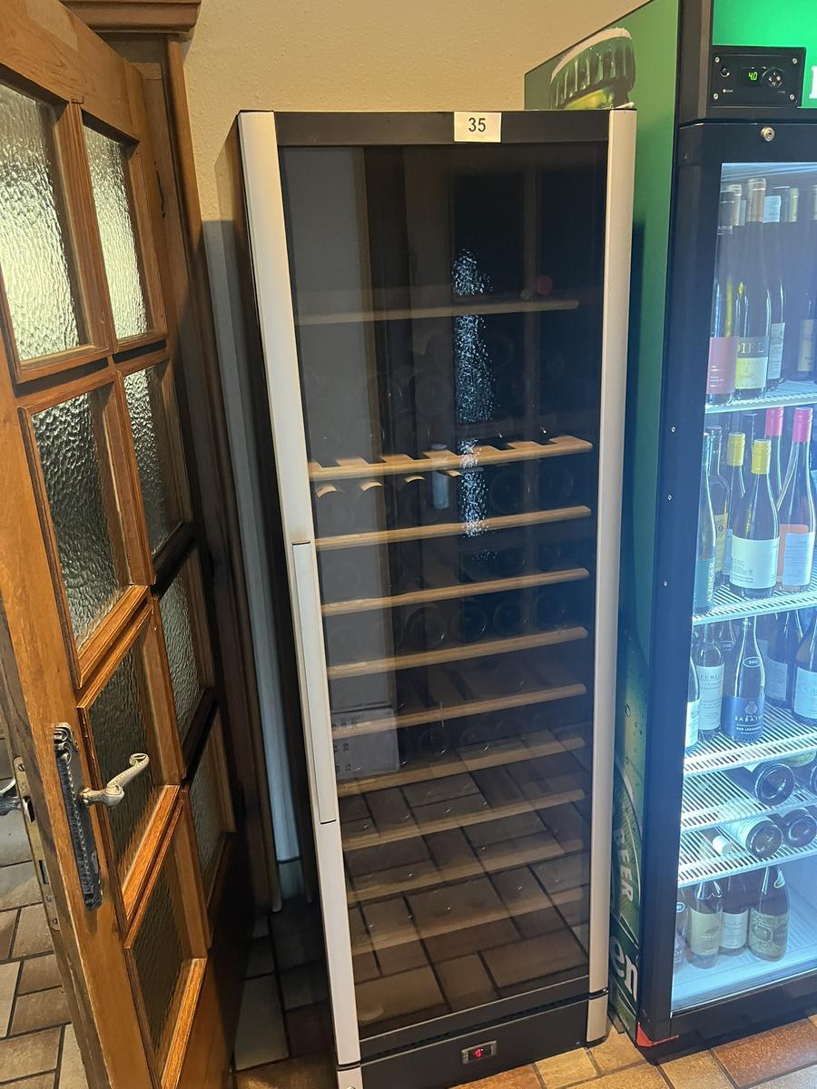 Weinkühlschrank mit Sichtfenster 10 Etagen ca. 60x66x185 cm?d=2024-09-21 09:24:15