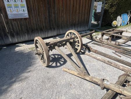 Holzfllerwagen - Deko Sammlerstck ca. 290x130 cm