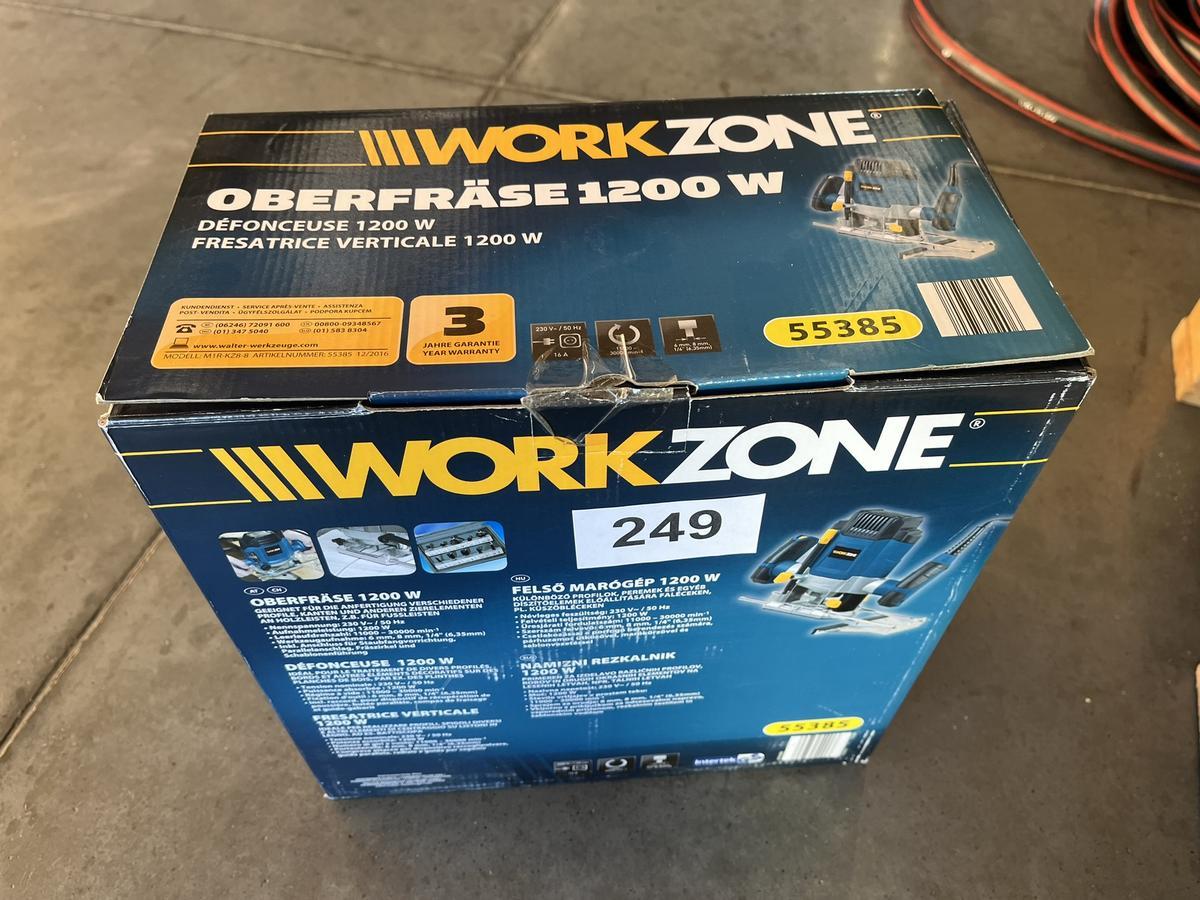 Workzone Oberfräse 1200 W, fabriksneu