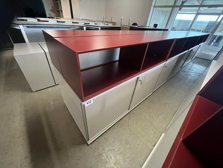 Aktenschrank 160x43x116cm, mit Aufsatz