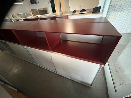 Aktenschrank 160x43x116cm, mit Aufsatz