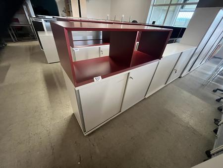 Aktenschrank 160x43x116cm, mit Aufsatz