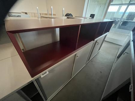 Aktenschrank 120x43x116cm, mit Ausatz