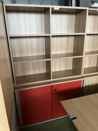 Neudrfler Aktenschrank mit Aufsatz - offenes Regal ca. 120x190 cm