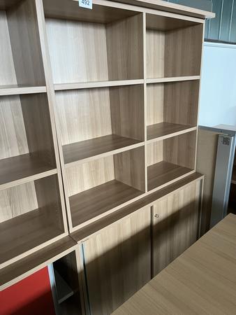 Neudrfler Aktenschrank mit Aufsatz - offenes Regal ca. 120x190 cm