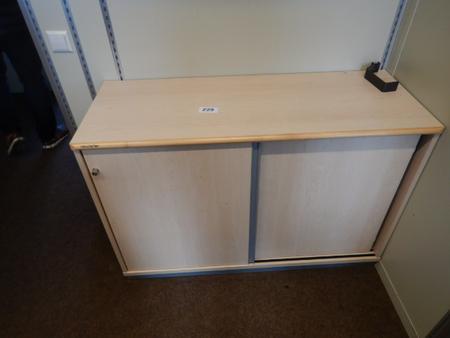 Aktenschrank ca. 120x80 cm Ahorn 2 Ordnerhhen