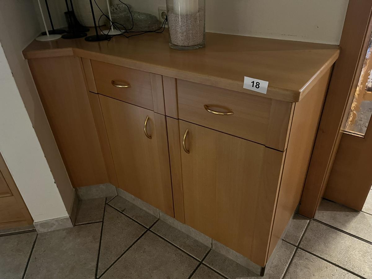 Besteckschrank mit 2 Laden,Doppelflügeltüre ca.160/80 cm