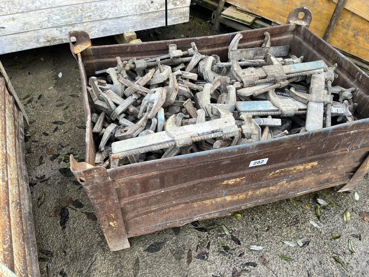 Schalungsbox inklusive 18 Stück FRAMAX Ausgleichsspanner - ca.230 Stück AS Schalschloss-Klemmen