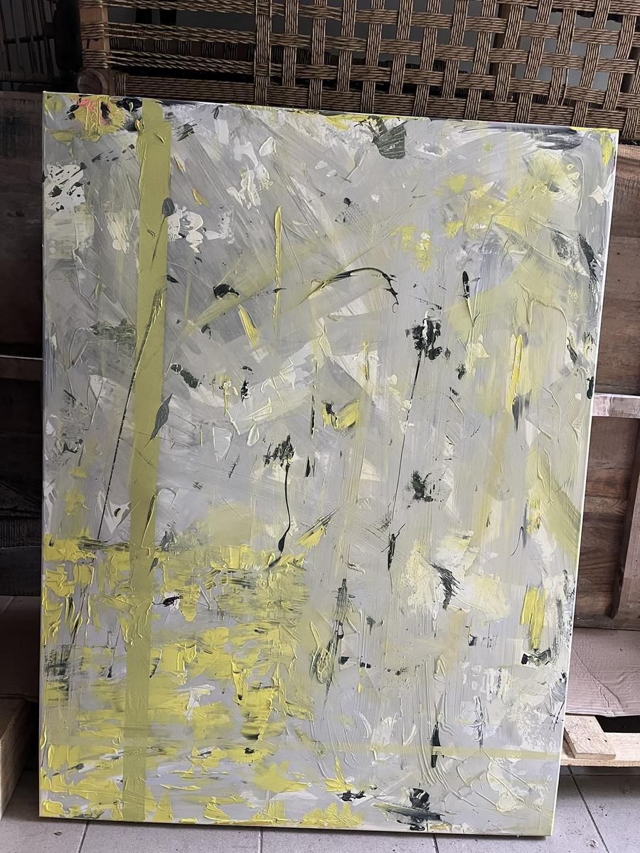 Abstracktes Gemälde Acrylfarben