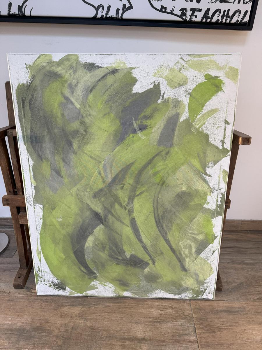 Abstraktes Gemälde Acrylfarben