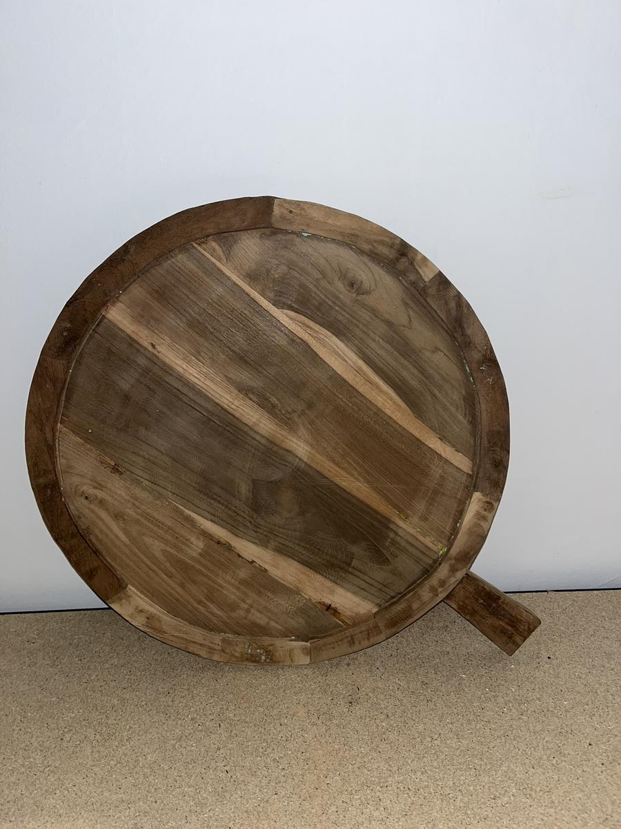 Holztablett, Serviertablett 55cm  rund, akazie