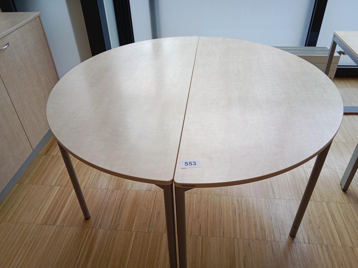 2teiliges Aufenthaltsraumtisch, DM 140cm