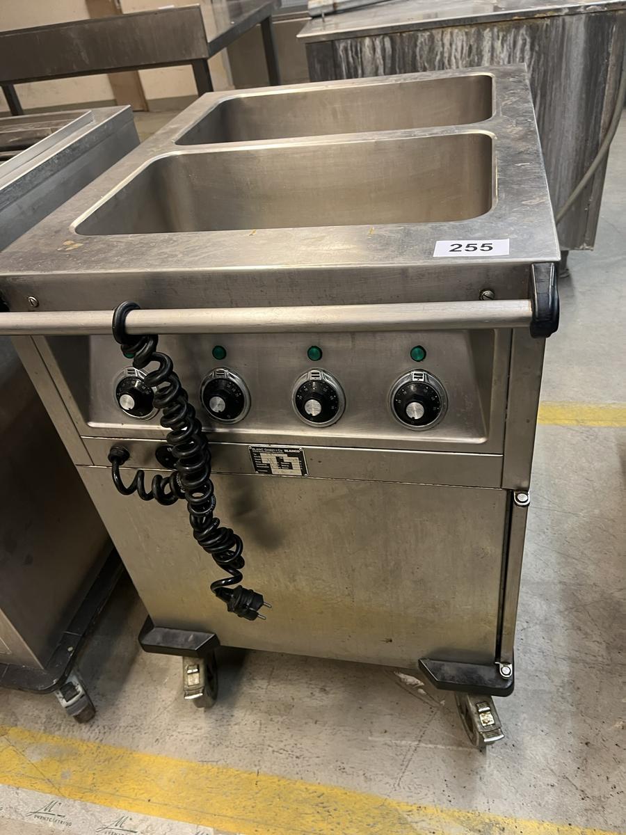 BLANC SA32 Bain Marie, mobil, 1.9kW, Unterbau 2teilig, 90x63x85cm