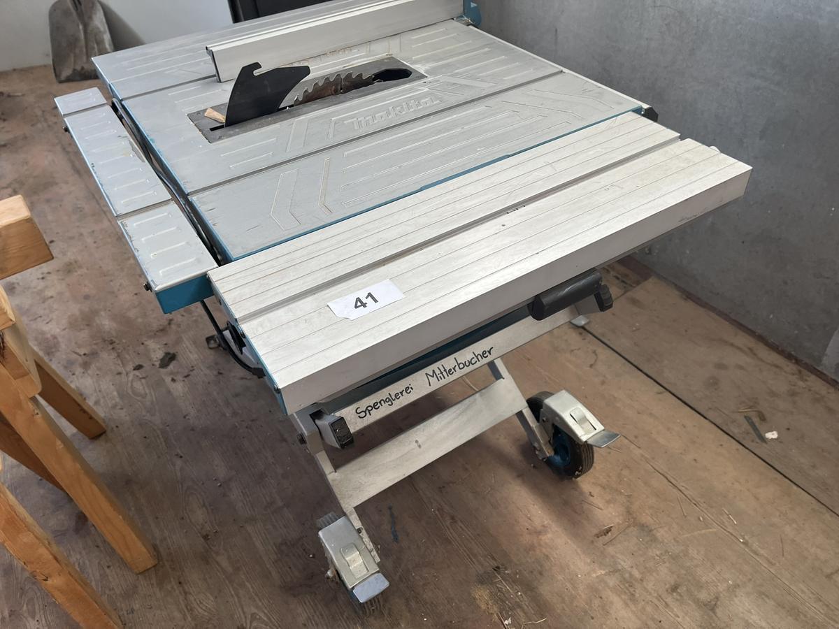 Makita Montagekappsäge MLT 100 , 1500 W mit Aarbeitstisch ,verstellbar