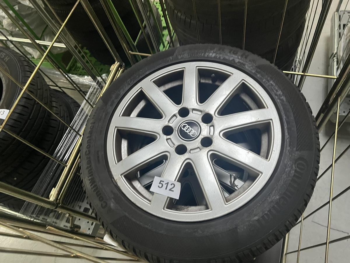 4 Stk. Continental Winterreifen auf Alufelge 205/55R16