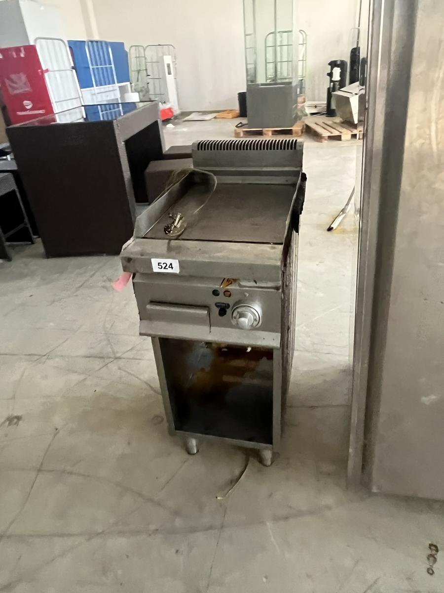 Elektro Grillplatte ca. 40/75/90 cm stark verschmutzt