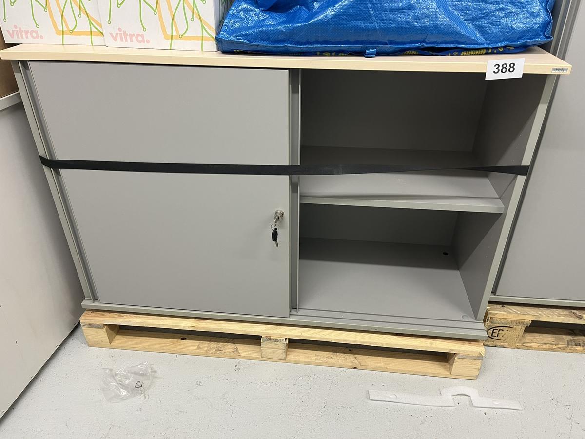 Aktenschrank, 120cm lang, 2 Ordner hoch