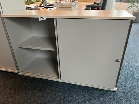 Aktenschrank, 120cm lang, 2 Ordner hoch, 45cm tief