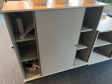 Aktenschrank, 120cm lang, 3 Ordner hoch, 45cm tief