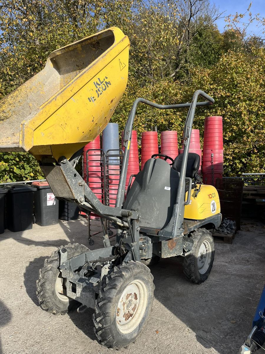 NEUSON Raddumper 1001  ca. 1662 h, Drehmulde, Allrad , Hochkippmulde ,