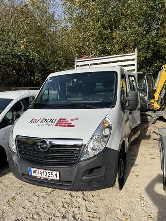 Opel Movano Doppelkabiner-Kipper mit Anhngekupplung, Kipperaufbau mit Stahlboden ,  KM 81256,  B- Fahrzeug