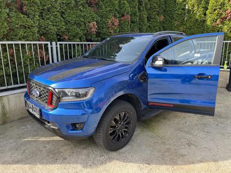 Ford Ranger, 4 trig, blaumetallic, Sonderausstattung, KM 37961, Topzustand, Nichtraucherfahrzeug, mit Pritschenaufbau Laderaumabdeckung 