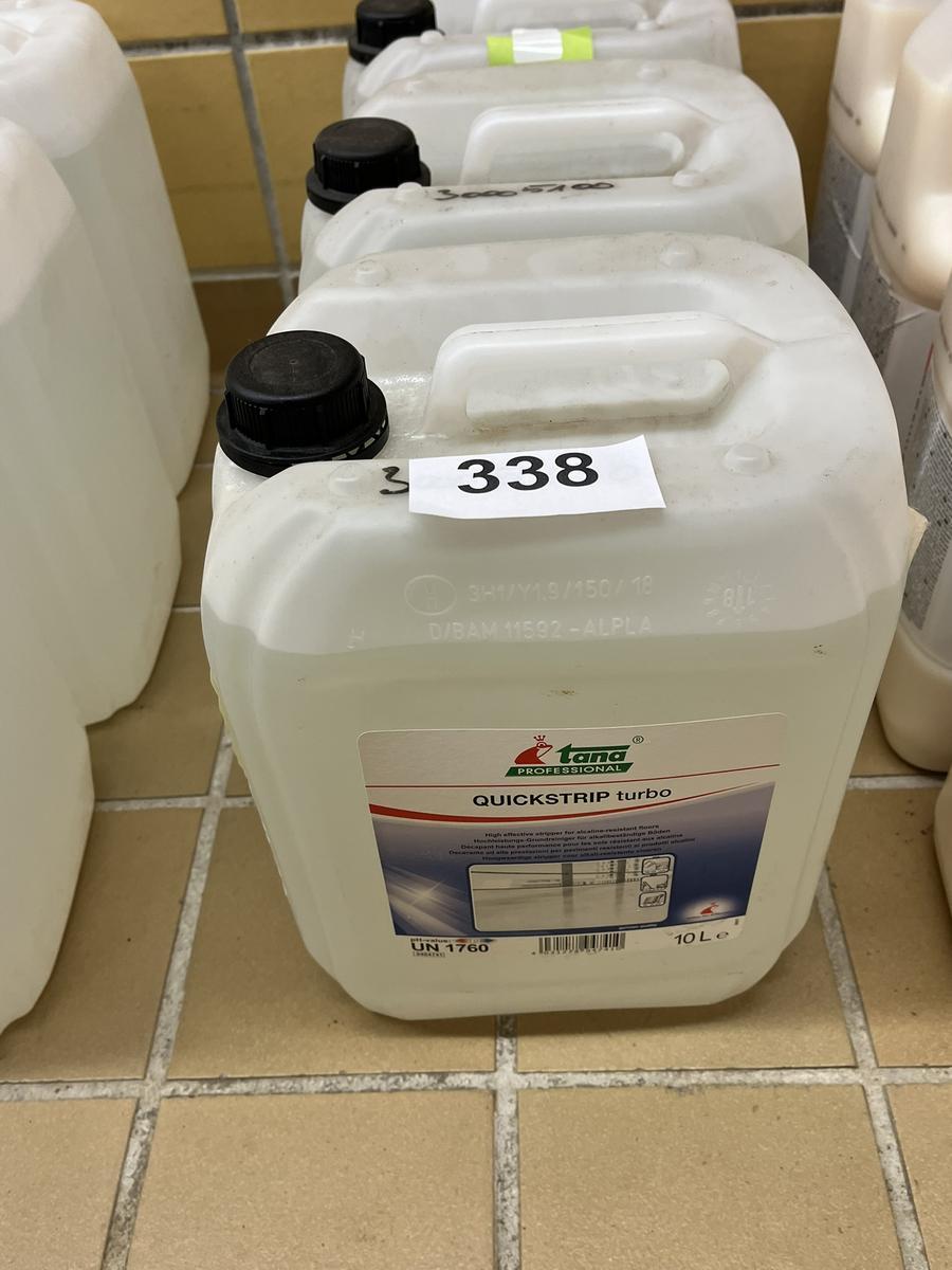 3 Kanister je 10 Liter Quicktrip Turbo für Bäderreinigung