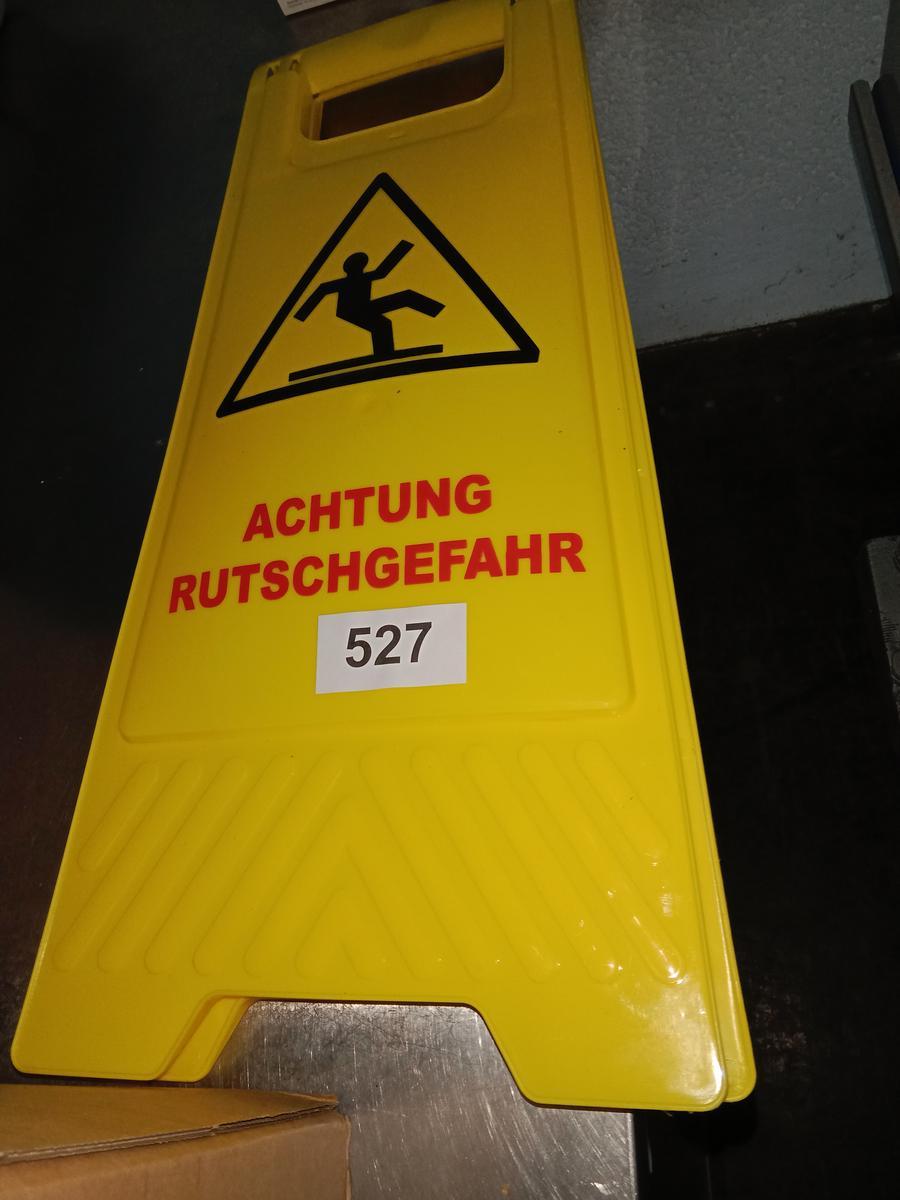 Tafel Rutschgefahr