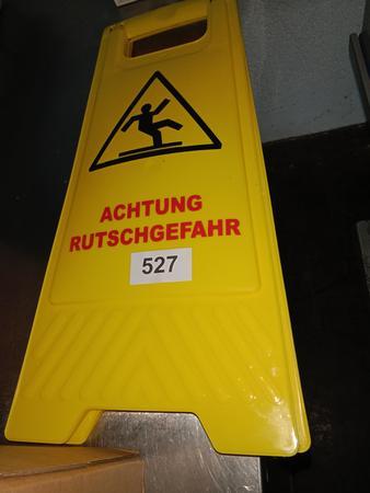 Tafel Rutschgefahr