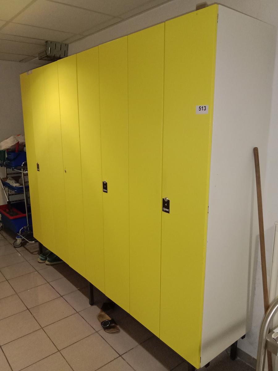 4teilige Spinde 240x50x200cm