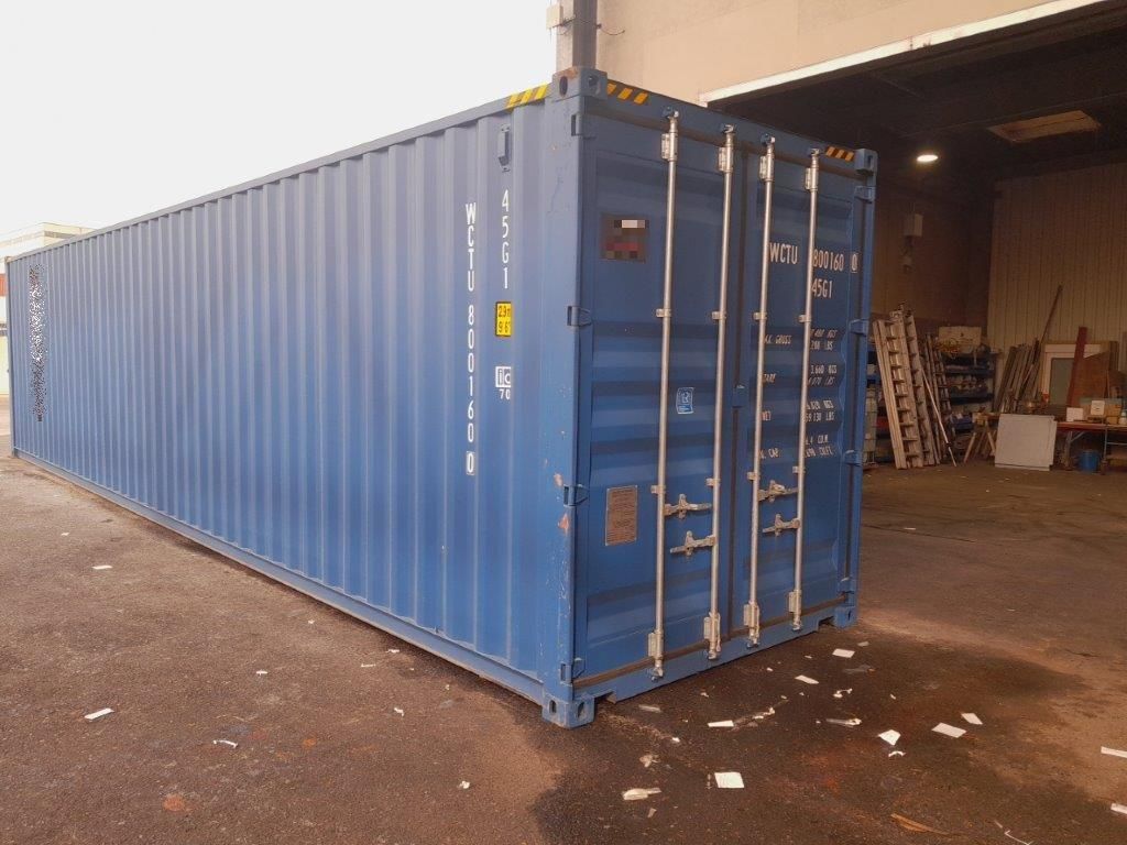 40 Fuß High Cube ISO See- und Lagercontainer, RAL 5010 enzianblau, Containernummer: MCDU171797-3?d=2025-01-15 09:52:39