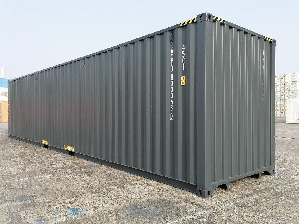 40 Fuß High Cube ISO See- und Lagercontainer, RAL 7016 anthrazitgrau, Containernummer: WNGU519350-0?d=2025-01-15 09:41:37