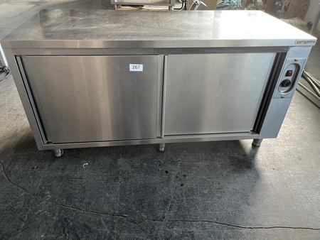 GGM Gastro Wrmeschrank, 160x70x85cm in Edelstahl, Type 2023, 2000W