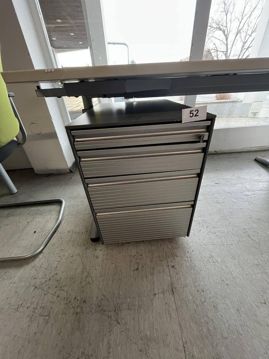 BENE Rollcontainer ca. 54/60/60 cm mit Ausziehladen