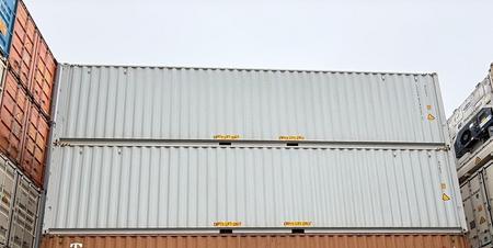 40 Fu See -, Lagercontainer High Cube, neuwertig, RAL 7035 lichtgrau, Containernummer: LCGU824067-1