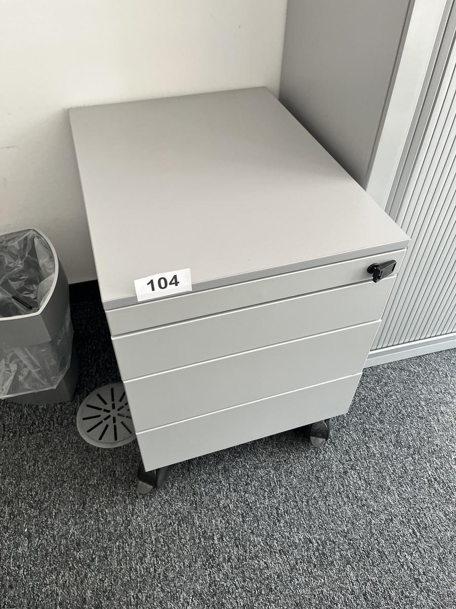 Rollcontainer Steelcase 43/60/55 cm mit Auszugsladen