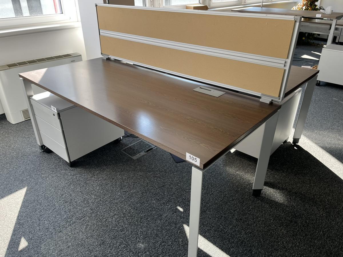 Schreibtisch Steelcase ca.180/80 cm