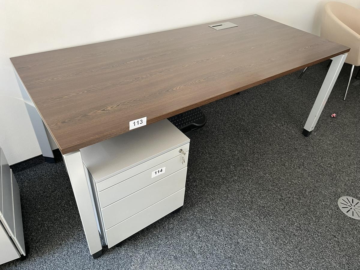 Schreibtisch Steelcase ca.180/80 cm