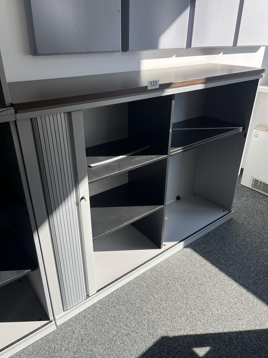 Steelcase Aktenschrank ca. 160/43/110 cm mit Rollo