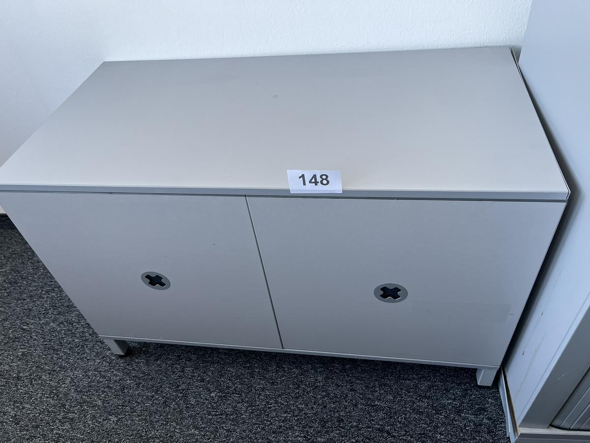 Aktenschrank Steelcase mit Rollo ca. 120/43/110 cm