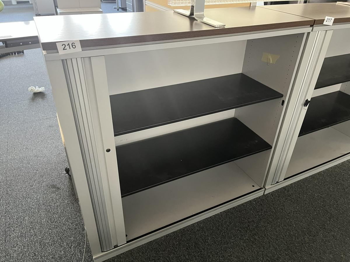 Aktenschrank Steelcase mit Rollo ca. 120/43/110 cm