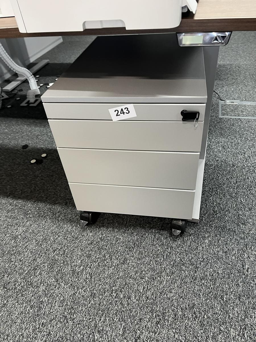 Rollcontainer Steelcase 43/60/55 cm mit Auszugsladen