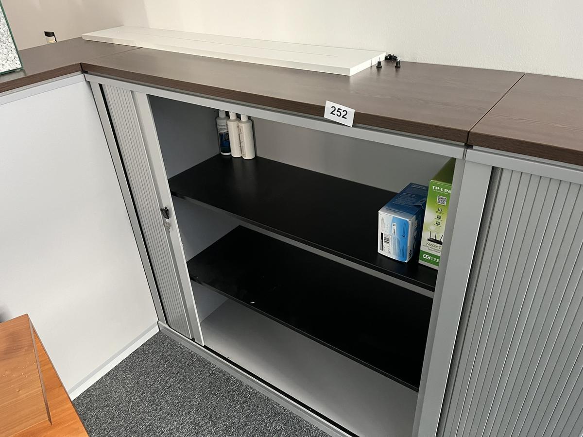 Aktenschrank Steelcase 120/110 cm mit Rollo