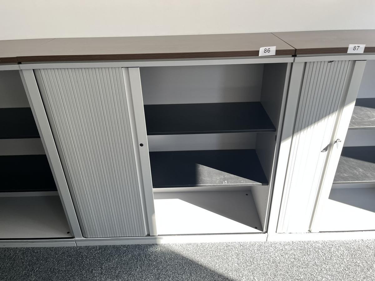 Aktenschrank Steelcase mit Rollo ca. 120/43/110 cm