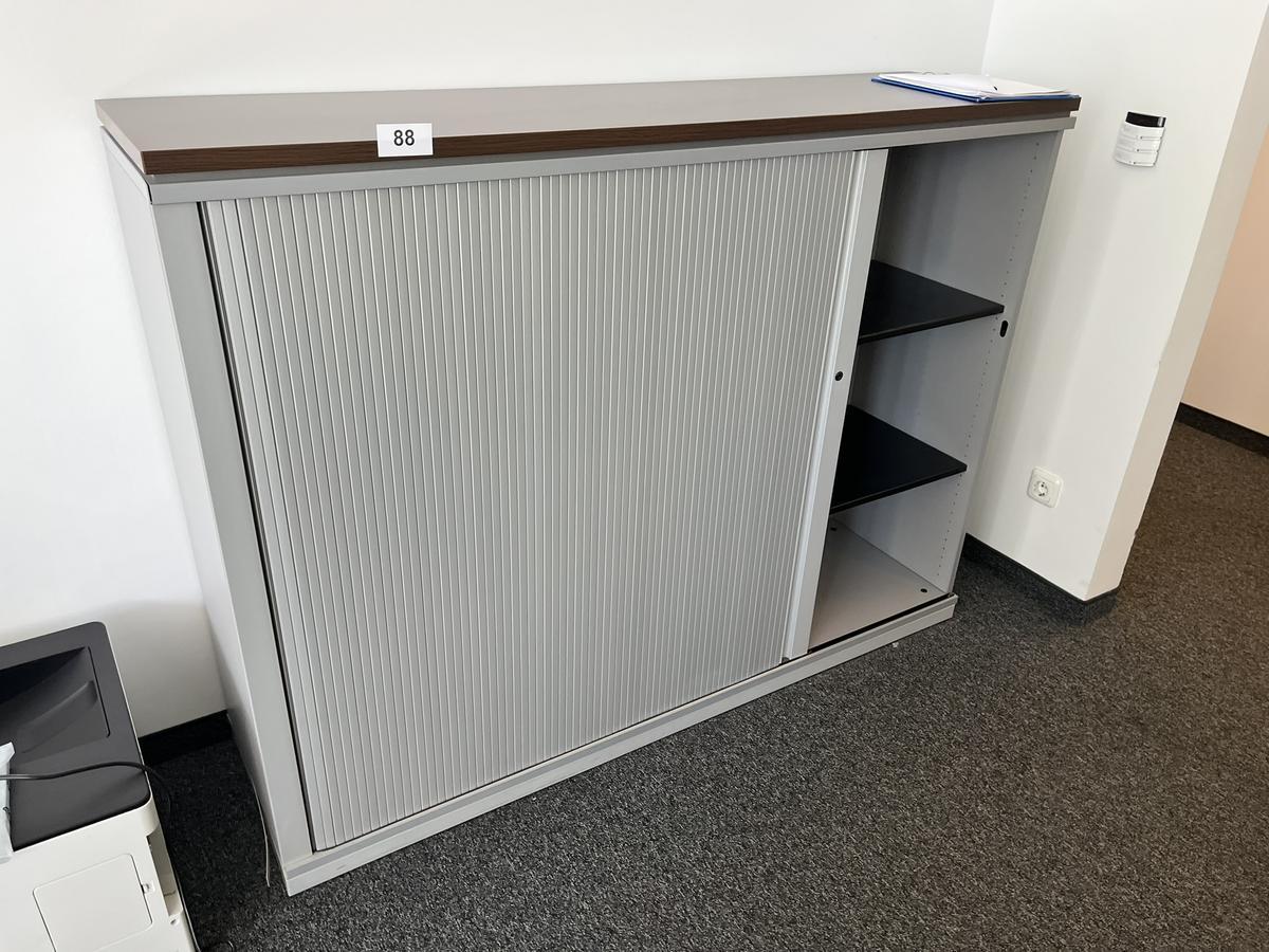 Steelcase Aktenschrank ca. 160/43/110 cm mit Rollo